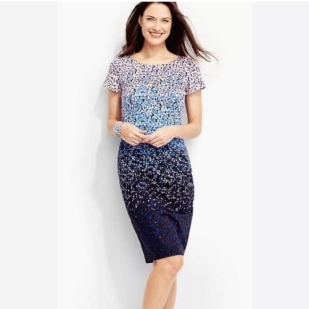 Talbots-2P Floral Dress